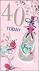 Picture of 40 TODAY BIRTHDAY CARD